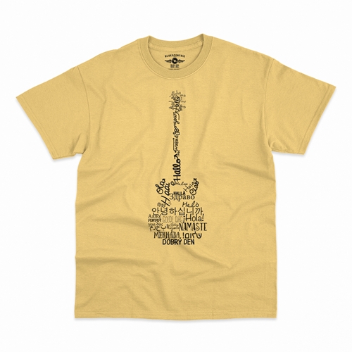 Music is Universal T-Shirt - Classic Heavy Cotton - classicyellow