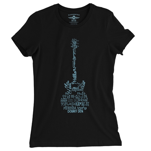 Music is Universal Ladies T Shirt - Relaxed Fit - ladiesblack