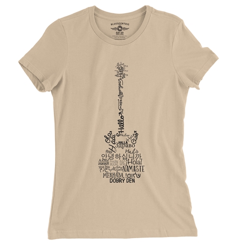 Music is Universal Ladies T Shirt - Relaxed Fit - ladiessanddune