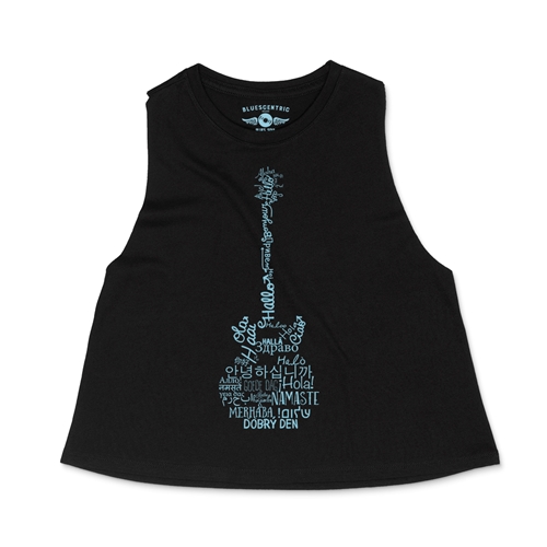 Music is Universal Racerback Crop Top - Women