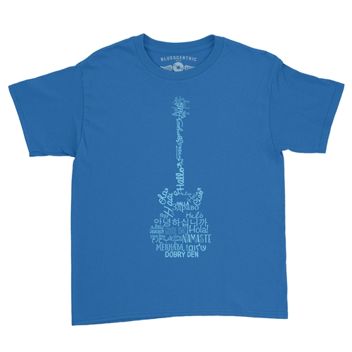 Music is Universal Youth T-Shirt - Lightweight Vintage Children & Toddlers - youthroyalblue