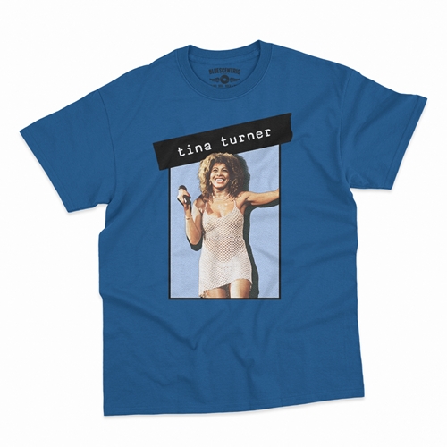 Graphic Tina Turner T-Shirt - Classic Heavy Cotton - classicroyalblue