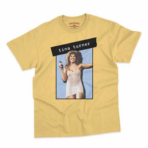 Graphic Tina Turner T-Shirt - Classic Heavy Cotton - classicyellow