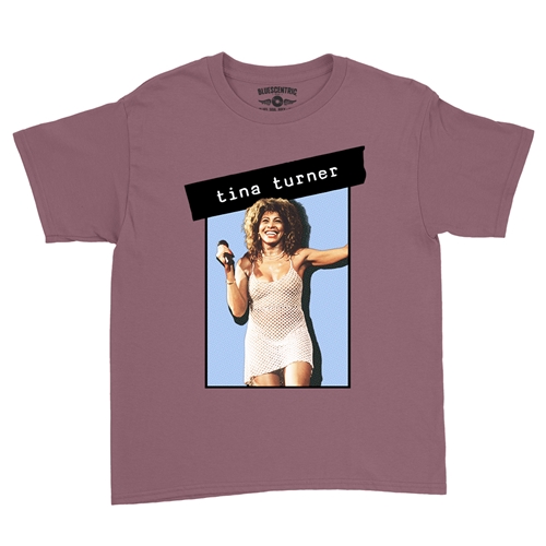 Graphic Tina Turner Youth T-Shirt - Lightweight Vintage Children & Toddlers - youthheathermaroon