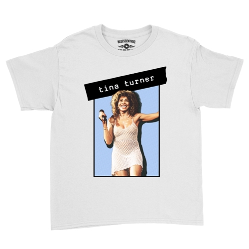 Graphic Tina Turner Youth T-Shirt - Lightweight Vintage Children & Toddlers - youthwhite