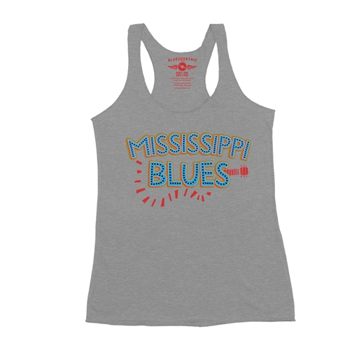 Mississippi Blues Racerback Tank - Women