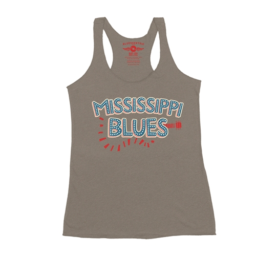 Mississippi Blues Racerback Tank - Women