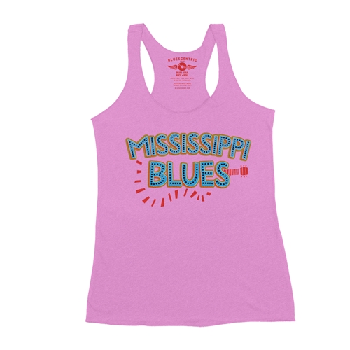 Mississippi Blues Racerback Tank - Women