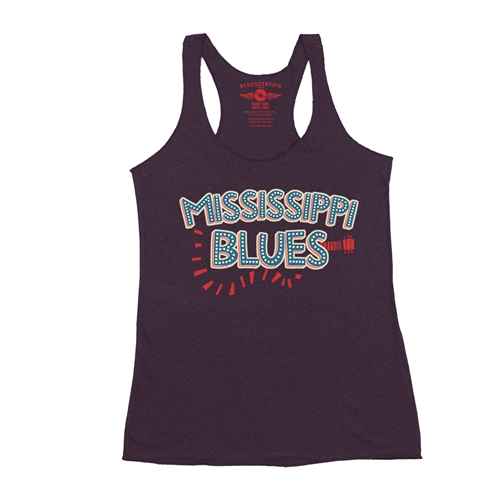 Mississippi Blues Racerback Tank - Women