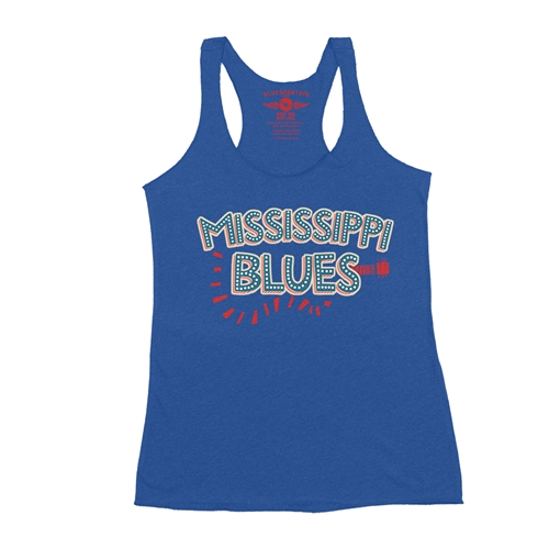 Mississippi Blues Racerback Tank - Women