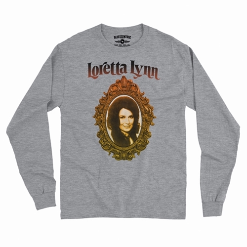 CLEARANCE - Athletic XL Loretta Lynn Portrait Long Sleeve T-Shirt