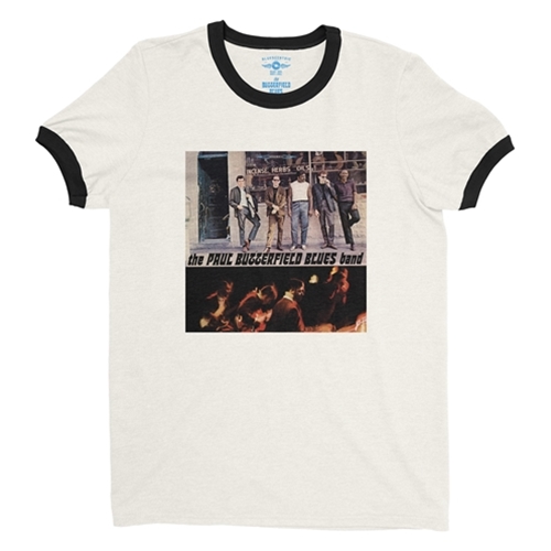 CLEARANCE - Small Natural Paul Butterfield Blues Band Album Ringer T-Shirt