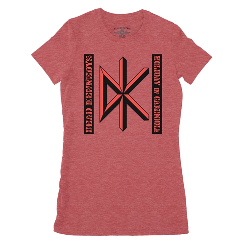 Dead Kennedys Holiday in Cambodia Ladies T Shirt - Relaxed Fit - ladiesheatherred