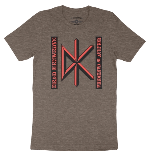 Dead Kennedys Holiday in Cambodia T-Shirt - Lightweight Vintage Style - vintageheatherbrown