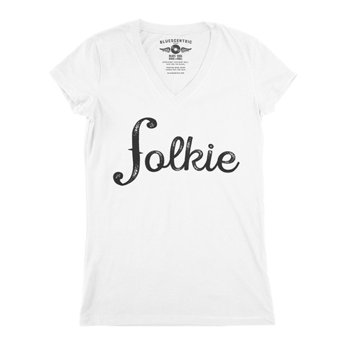 Folkie V-Neck T Shirt - Women