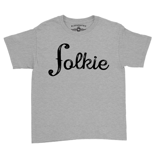 Folkie Youth T-Shirt - Lightweight Vintage Children & Toddlers - youthheatherathletic