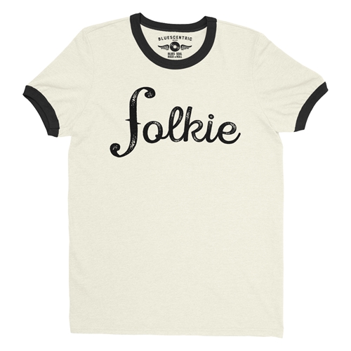 Folkie Ringer T-Shirt - ringernaturalblacktrim