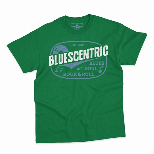 Blues Soul Rock & Roll T-Shirt - Classic Heavy Cotton - classickellygreen