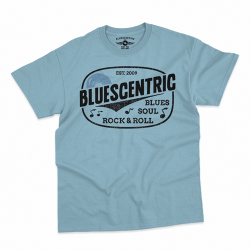 Blues Soul Rock & Roll T-Shirt - Classic Heavy Cotton - classiclightblue