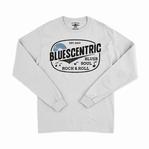 Blues Soul Rock & Roll Long Sleeve T-Shirt - longsleevewhite