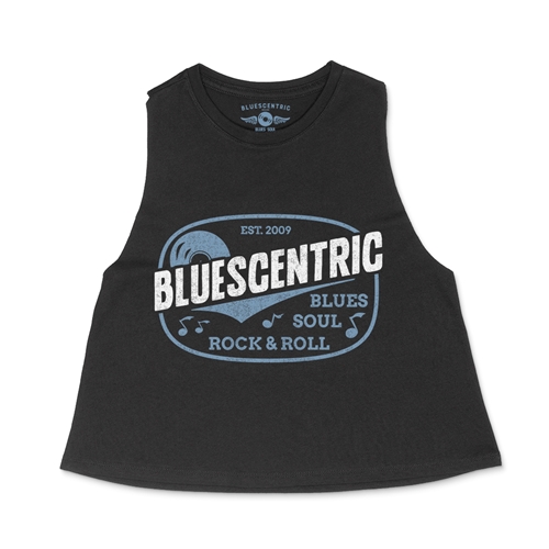 Blues Soul Rock & Roll Racerback Crop Top - Women