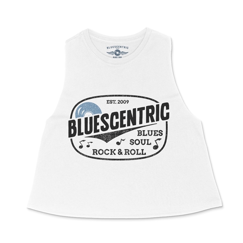 Blues Soul Rock & Roll Racerback Crop Top - Women