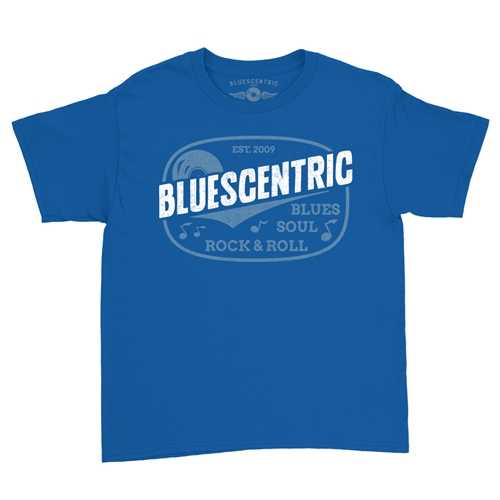 Blues Soul Rock & Roll Youth T-Shirt - Lightweight Vintage Children & Toddlers - youthroyalblue