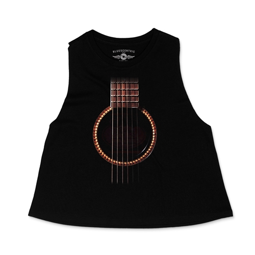 Guitar Racerback Crop Top - Women