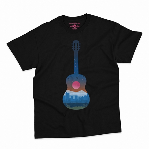 Guitar City T-Shirt - Classic Heavy Cotton - classicblack