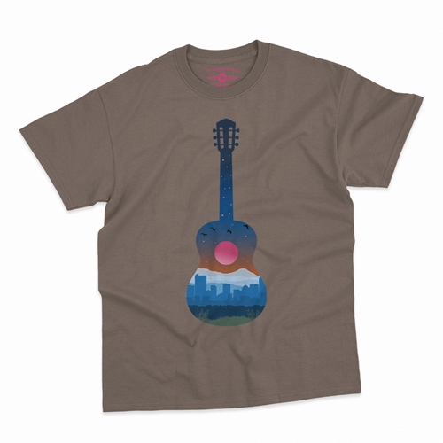 Guitar City T-Shirt - Classic Heavy Cotton - classictaupe