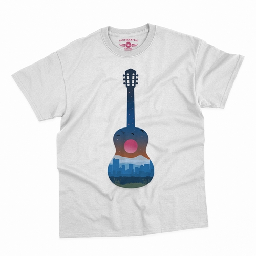 Guitar City T-Shirt - Classic Heavy Cotton - classicwhite