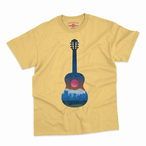 Guitar City T-Shirt - Classic Heavy Cotton - classicyellow