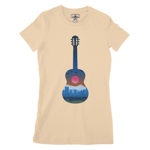 Guitar City Ladies T Shirt - Relaxed Fit - ladiessanddune