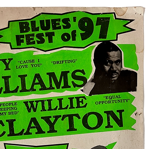 VINTAGE BLUES POSTER - Blues Fest 