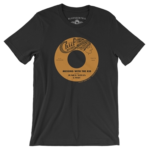 CLEARANCE - Black 2XL Messin With The Kid Vinyl Record T-Shirt - Lightweight Vintage Style