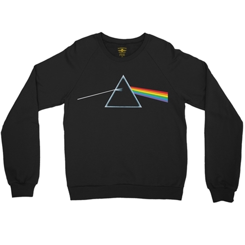 CLEARANCE - Large Black Pink Floyd The Dark Side of the Moon Crewneck Sweater