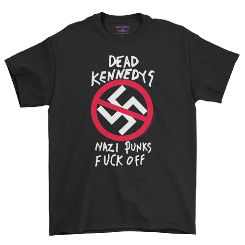 Dead Kennedys Nazi Punks T-Shirt - Classic Heavy Cotton - classicblack