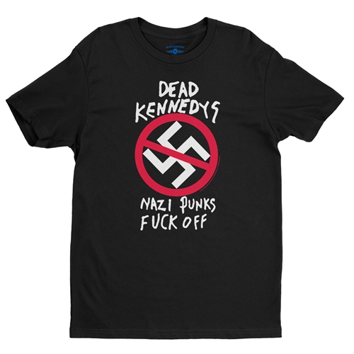 Dead Kennedys Nazi Punks T-Shirt - Lightweight Vintage Style - vintageblack