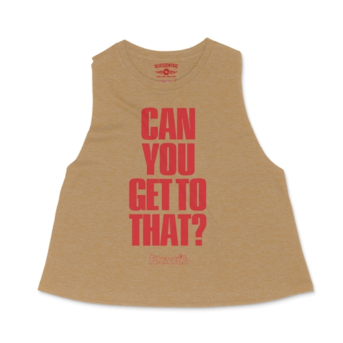 Funkadelic "Can You Get to That?"  Racerback Crop Top - Women