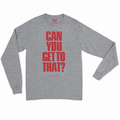 Funkadelic "Can You Get to That?"  Long Sleeve T-Shirt - longsleeveathleticheather