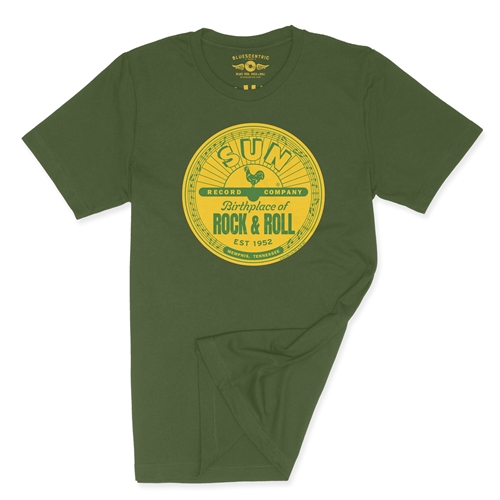 Sun Records Logo T-Shirt - Lightweight Vintage Style - vintageolive