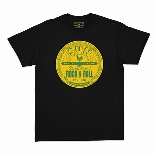 Sun Records Logo T-Shirt - Classic Heavy Cotton - classicblack