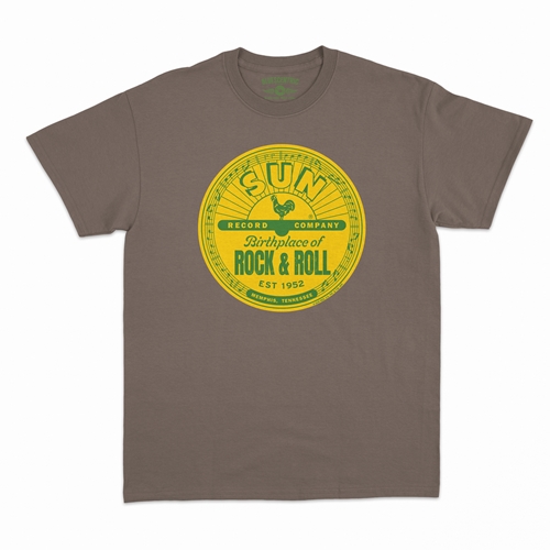 Sun Records Logo T-Shirt - Classic Heavy Cotton - classictaupe