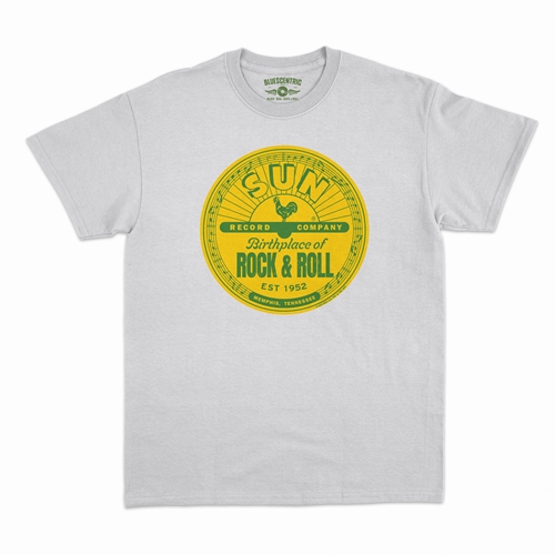 Sun Records Logo T-Shirt - Classic Heavy Cotton - classicwhite