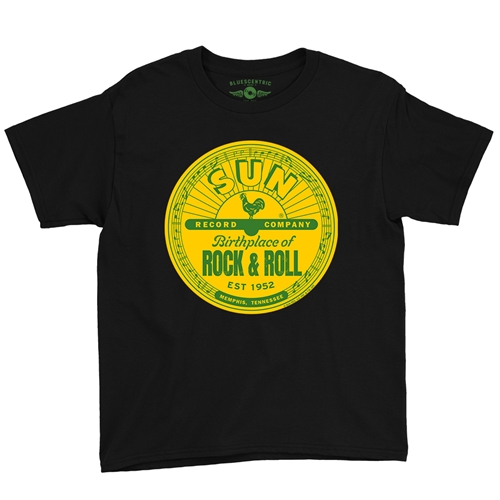 Sun Records Logo Youth T-Shirt - Lightweight Vintage Children & Toddlers - youthblack