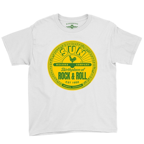 Sun Records Logo Youth T-Shirt - Lightweight Vintage Children & Toddlers - youthwhite