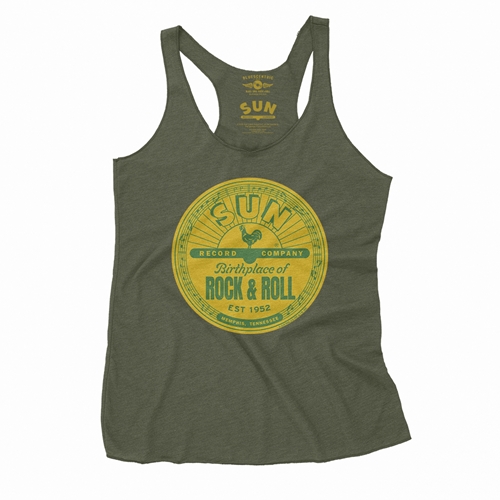 Sun Records Logo Racerback Tank - Women