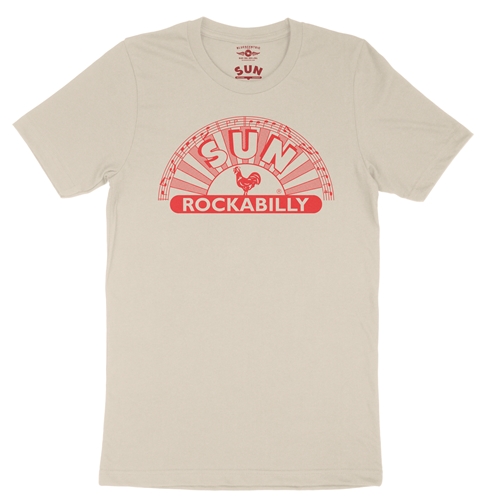 Sun Records ROCKABILLY T-Shirt - Lightweight Vintage Style - vintagecream