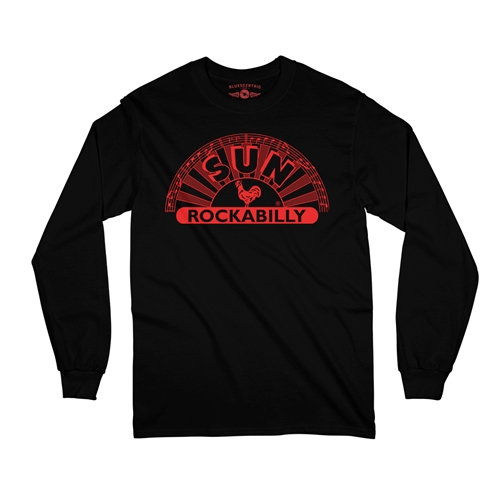 Sun Records ROCKABILLY Long Sleeve T-Shirt - longsleeveblack