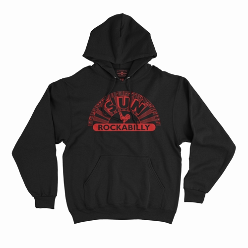 Sun Records ROCKABILLY Pullover Jacket - hoodieblack